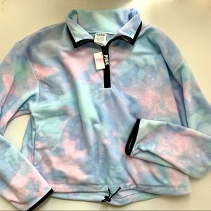 PINK victoria’s secret cropped hoodie NWT